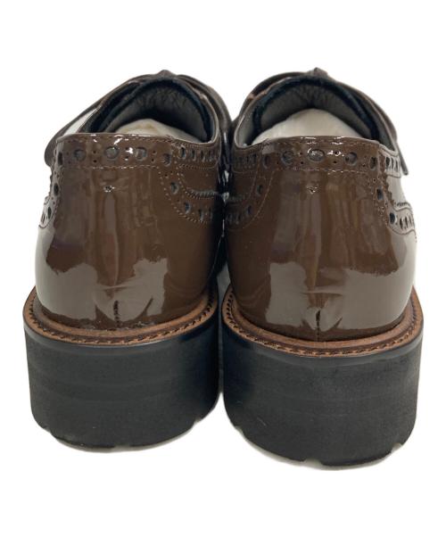 MARGARET HOWELL idea（マーガレット ハウエル アイディア）MARGARET HOWELL idea (マーガレット ハウエル アイディア) メダリオンシューズ ブラウン サイズ:23の古着・服飾アイテム