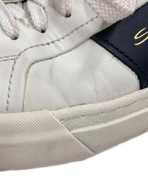 Santoni（サントーニ）Santoni (サントーニ) ダブルバックルローカットスニーカー ブラック サイズ:60の古着・服飾アイテム