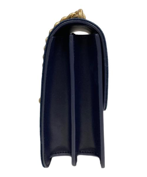 PINKO（ピンコ）PINKO (ピンコ) チェーンショルダーバッグ インディゴの古着・服飾アイテム