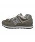 NEW BALANCE (ニューバランス) ローカットスニーカー グレー サイズ:24：7000円