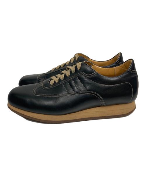 BURBERRY LONDON（バーバリーロンドン）BURBERRY LONDON (バーバリーロンドン) ローカットスニーカー ブラック サイズ:24.5の古着・服飾アイテム