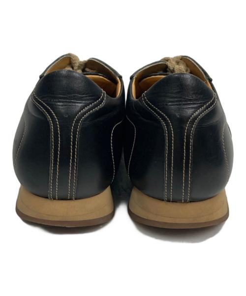BURBERRY LONDON（バーバリーロンドン）BURBERRY LONDON (バーバリーロンドン) ローカットスニーカー ブラック サイズ:24.5の古着・服飾アイテム