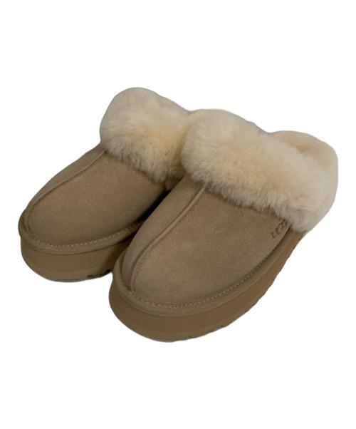 UGG（アグ）UGG (アグ) DISQETTEミュール ベージュ サイズ:24cmの古着・服飾アイテム