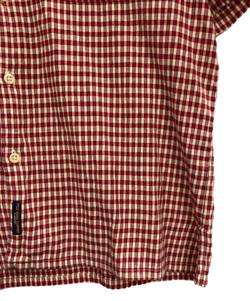 POLO JEANS（ポロジーンズ）POLO JEANS (ポロジーンズ) オープンカラーシャツ レッド サイズ:Sの古着・服飾アイテム