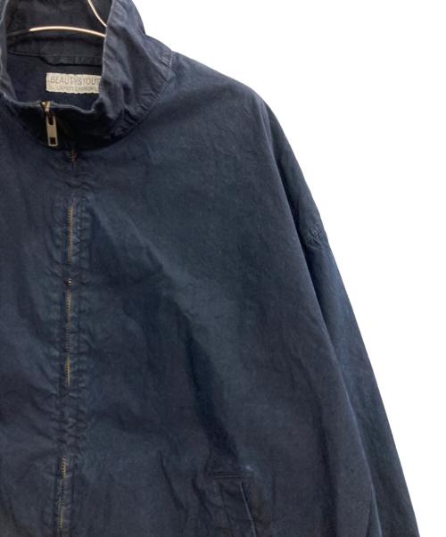 BEAUTY&YOUTH UNITED ARROWS（ビューティーアンドユースユナイテッドアローズ）BEAUTY&YOUTH UNITED ARROWS (ビューティーアンドユースユナイテッドアローズ) LUMPY コットンナイロン スタンドカラー ブルゾン ネイビー サイズ:Mの古着・服飾アイテム