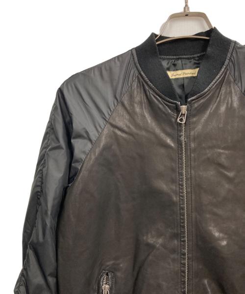 JOURNAL STANDARD（ジャーナルスタンダード）JOURNAL STANDARD (ジャーナルスタンダード) 切替レザーブルゾン ブラウン×ブラック サイズ:Mの古着・服飾アイテム