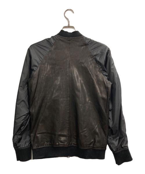 JOURNAL STANDARD（ジャーナルスタンダード）JOURNAL STANDARD (ジャーナルスタンダード) 切替レザーブルゾン ブラウン×ブラック サイズ:Mの古着・服飾アイテム