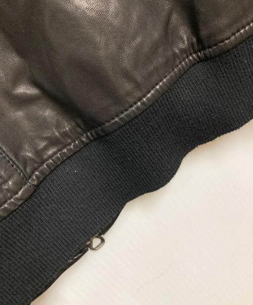 JOURNAL STANDARD（ジャーナルスタンダード）JOURNAL STANDARD (ジャーナルスタンダード) 切替レザーブルゾン ブラウン×ブラック サイズ:Mの古着・服飾アイテム
