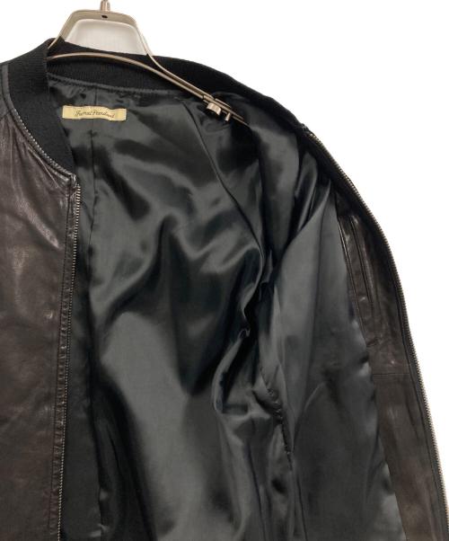 JOURNAL STANDARD（ジャーナルスタンダード）JOURNAL STANDARD (ジャーナルスタンダード) 切替レザーブルゾン ブラウン×ブラック サイズ:Mの古着・服飾アイテム