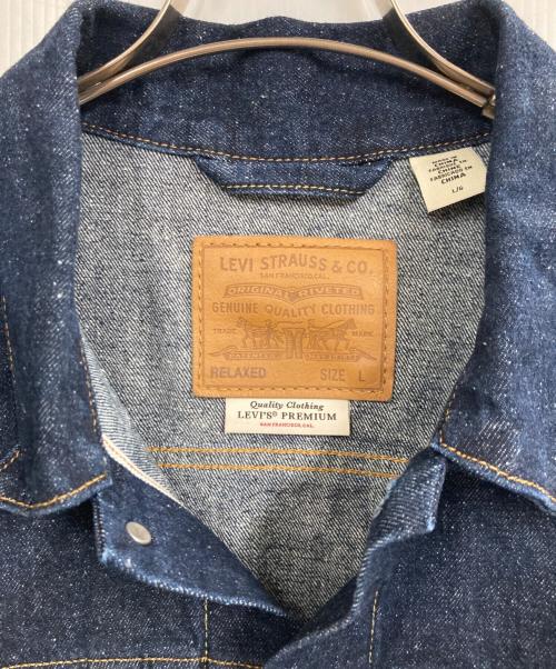 LEVI'S PReMIUM（リーバイス プレミアム）LEVI'S PReMIUM (リーバイス プレミアム) TYPE I トラッカージャケット ネイビー サイズ:Lの古着・服飾アイテム