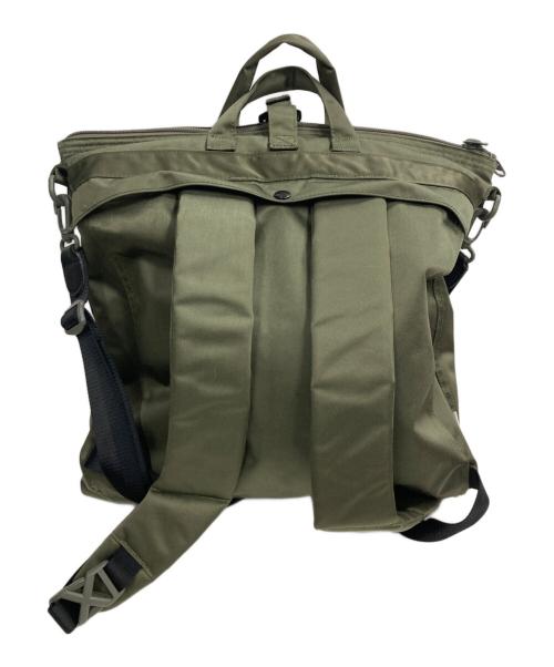 F/CE.（エフシーイー）F/CE. (エフシーイー) SATIN 3WAY HELMET BAG オリーブの古着・服飾アイテム