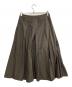 MARGARET HOWELL (マーガレットハウエル) SILK COTTON POPLIN SKIRT オリーブ サイズ:1：8000円