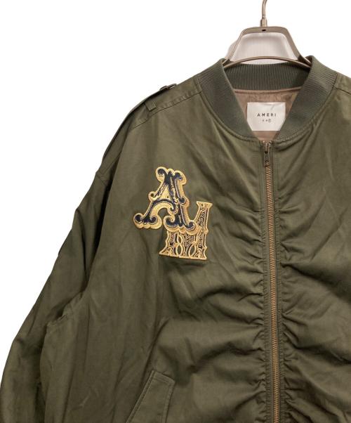 Ameri（アメリ）AMERI (アメリ) VINTAGE OVER VOLUME WAPPEN MA-1 オリーブ サイズ:Fの古着・服飾アイテム