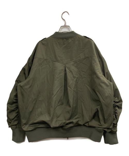Ameri（アメリ）AMERI (アメリ) VINTAGE OVER VOLUME WAPPEN MA-1 オリーブ サイズ:Fの古着・服飾アイテム