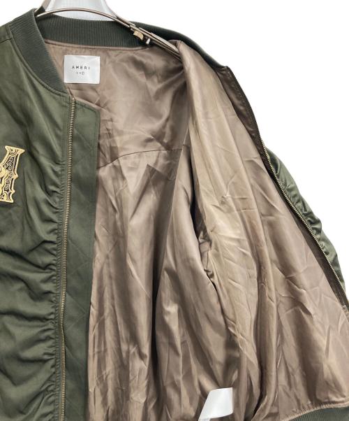 Ameri（アメリ）AMERI (アメリ) VINTAGE OVER VOLUME WAPPEN MA-1 オリーブ サイズ:Fの古着・服飾アイテム
