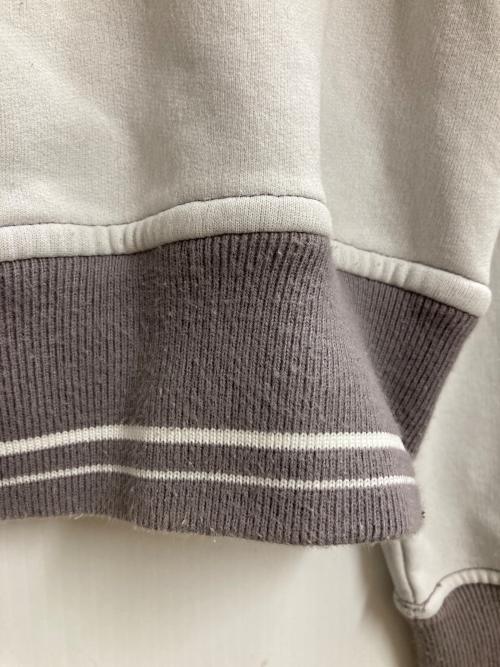 C.P COMPANY（シーピーカンパニー）C.P COMPANY (シーピーカンパニー) ナイロンフードジップジャケット グレー×パープル サイズ:Lの古着・服飾アイテム