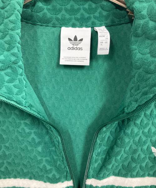 adidas（アディダス）adidas (アディダス) モノグラムトラックトップ グリーン サイズ:XLの古着・服飾アイテム
