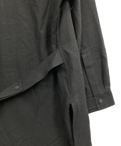 Y-3（ワイスリー）Y-3 (ワイスリー) FLANNEL SHIRT ブラック サイズ:Mの古着・服飾アイテム