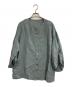 nest Robe（ネストローブ）の古着「リネンボリュームスリーブブラウス」｜グリーン