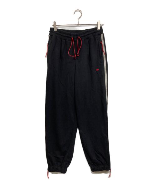 DIESEL SPORT（ディーゼルスポーツ）DIESEL SPORT (ディーゼルスポーツ) スウェットトラックパンツ ブラック サイズ:Mの古着・服飾アイテム