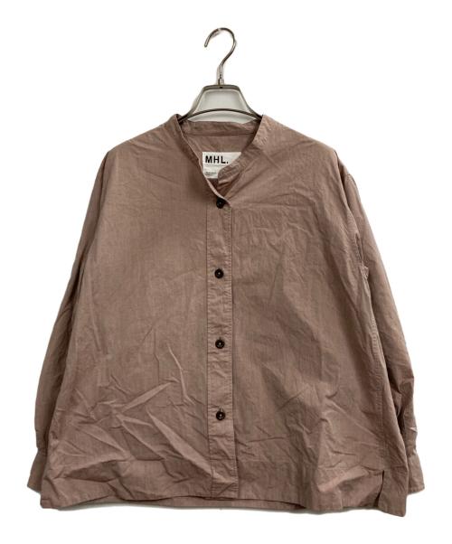 MHL（エムエイチエル）MHL (エムエイチエル) NATURAL COTTON CHAMBRAY ピンク サイズ:1の古着・服飾アイテム