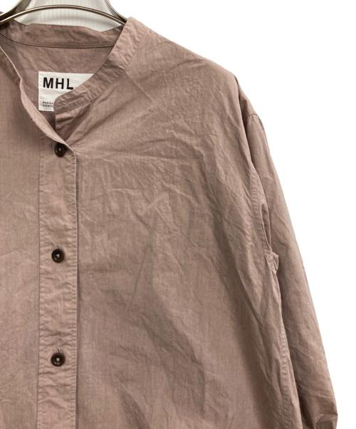 MHL（エムエイチエル）MHL (エムエイチエル) NATURAL COTTON CHAMBRAY ピンク サイズ:1の古着・服飾アイテム