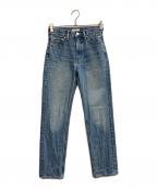 CLANEクラネ）の古着「THUMB DENIM PANTS」｜インディゴ