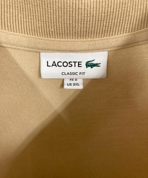LACOSTE（ラコステ）LACOSTE (ラコステ) ポロシャツ ベージュ サイズ:3XLの古着・服飾アイテム