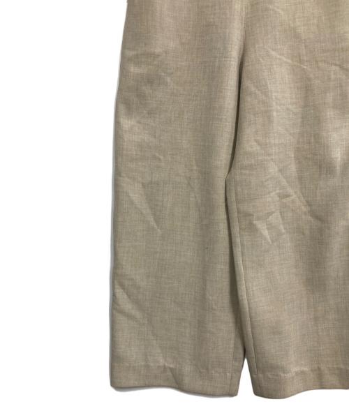 BALLSEY（ボールジィ）BALLSEY (ボールジィ) プレーンダブルフェイス サロペット ベージュ サイズ:36の古着・服飾アイテム
