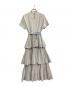 Her lip to (ハーリップトゥ) Garden Party Ruffled Midi Dress ベージュ サイズ:M：5000円