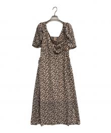 HER LIP TO（ハーリップトゥ）の古着「チェリーパターンワンピース」｜ピンク