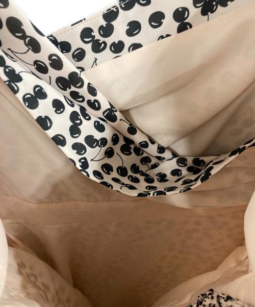 HER LIP TO（ハーリップトゥ）Her lip to (ハーリップトゥ) チェリーパターンワンピース ピンク サイズ:Mの古着・服飾アイテム