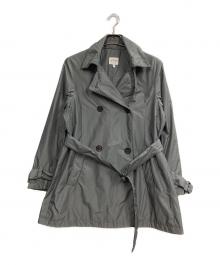 ARMANI COLLEZIONI（アルマーニ コレツィオーニ）の古着「ショートトレンチコート」｜グレー