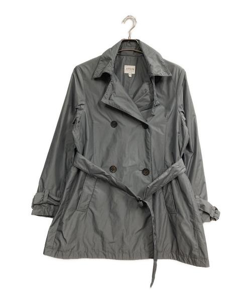 ARMANI COLLEZIONI（アルマーニ コレツィオーニ）ARMANI COLLEZIONI (アルマーニ コレツィオーニ) ショートトレンチコート グレー サイズ:44の古着・服飾アイテム