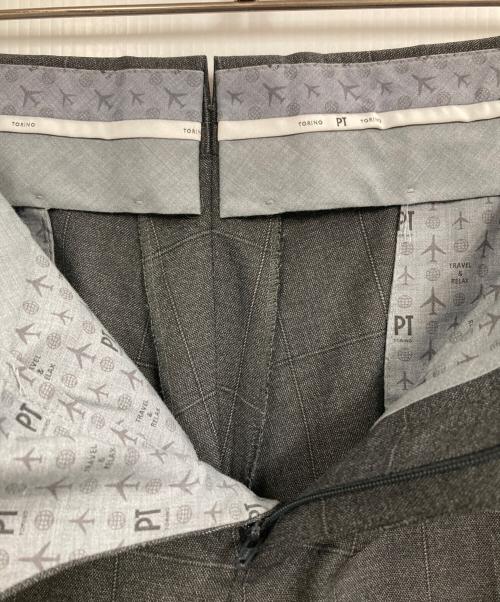 PT TORINO（ピーティートリノ）PT TORINO (ピーティートリノ) スラックス グレー サイズ:54の古着・服飾アイテム