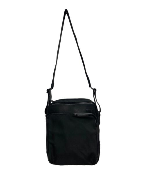 TUMI（トゥミ）TUMI (トゥミ) ナイロンレザーショルダーバッグ ブラックの古着・服飾アイテム