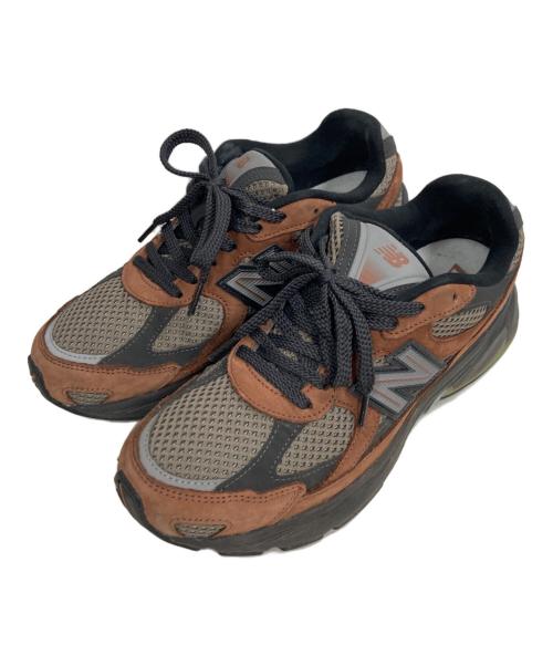 NEW BALANCE（ニューバランス）NEW BALANCE (ニューバランス) ローカットスニーカー ブラウン サイズ:27.5の古着・服飾アイテム