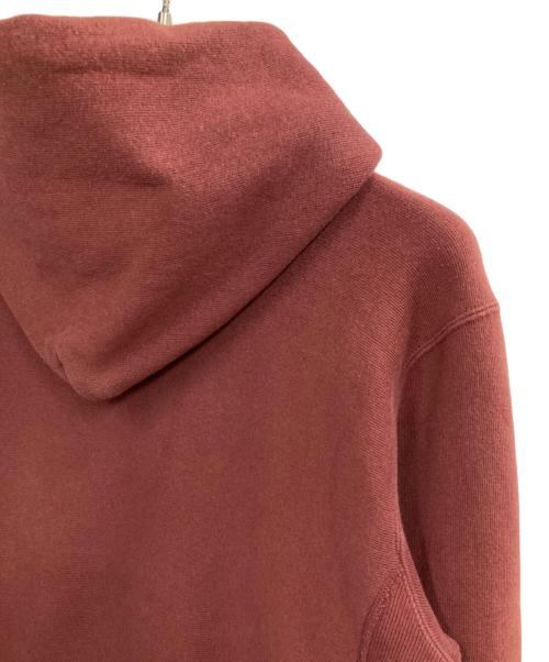 stussy（ステューシー）stussy (ステューシー) Champion (チャンピオン) アーチロゴパーカー レッド サイズ:Mの古着・服飾アイテム