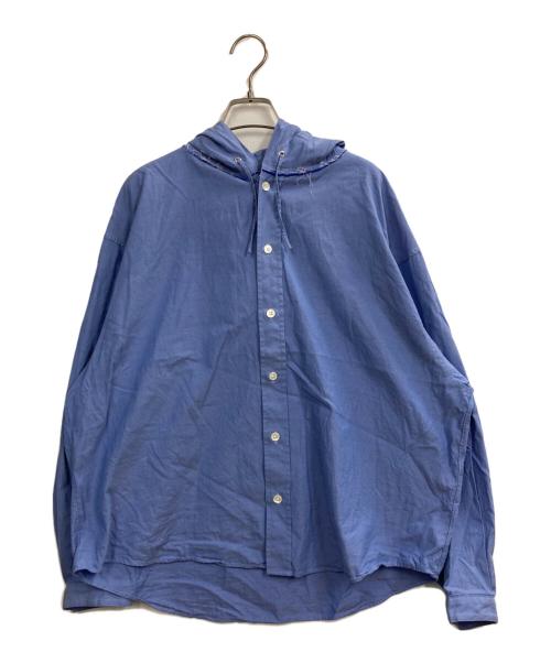 digawel（ディガウェル）DIGAWEL (ディガウェル) シャツパーカー ネイビー サイズ:1の古着・服飾アイテム