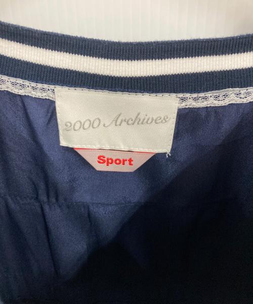 2000 archives（2000 アーカイブ）2000 archives (2000 アーカイブ) Football T-Shirt ネイビー サイズ:表記無し（実寸サイズをご確認ください）の古着・服飾アイテム
