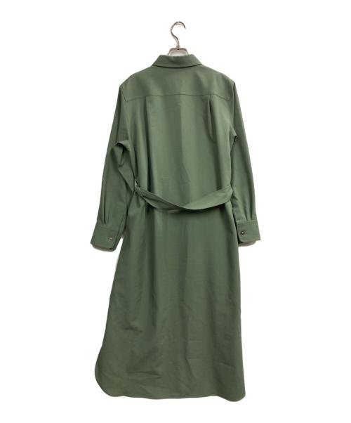 SOEJU（ソージュ）SOEJU (ソージュ) ソフトオックシャツワンピース グリーン サイズ:Mの古着・服飾アイテム