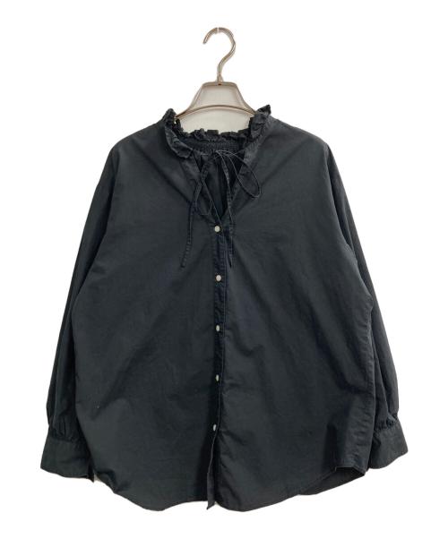 JOURNAL STANDARD relume（ジャーナルスタンダード レリューム）JOURNAL STANDARD relume (ジャーナルスタンダード レリューム) ハイカウントコットンスタンドカラー2way ブラック サイズ:Freeの古着・服飾アイテム