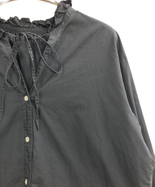 JOURNAL STANDARD relume（ジャーナルスタンダード レリューム）JOURNAL STANDARD relume (ジャーナルスタンダード レリューム) ハイカウントコットンスタンドカラー2way ブラック サイズ:Freeの古着・服飾アイテム