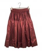 Vivienne Westwood RED LABELヴィヴィアンウエストウッドレッドレーベル）の古着「ギャザースカート」｜レッド