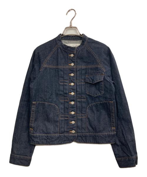 si-si-si（スースースー）si-si-si (スースースー) デニムジャケット ネイビー サイズ:36の古着・服飾アイテム