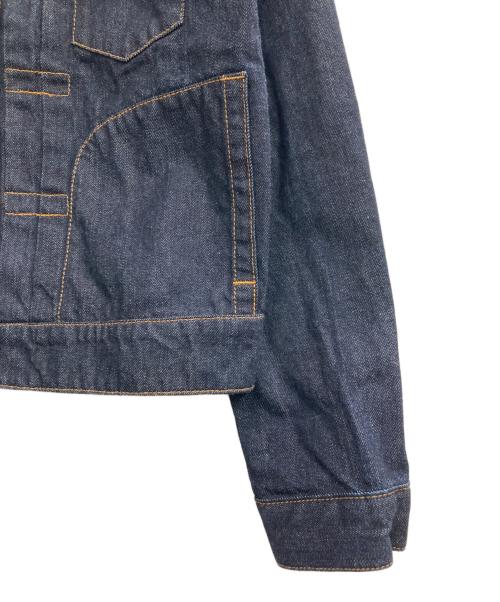 si-si-si（スースースー）si-si-si (スースースー) デニムジャケット ネイビー サイズ:36の古着・服飾アイテム