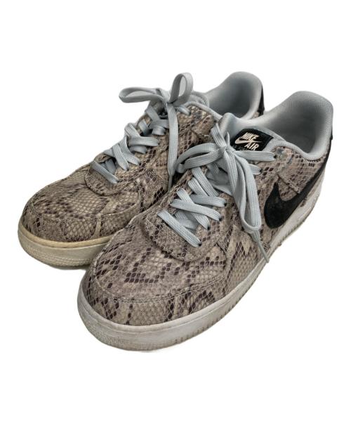 NIKE（ナイキ）NIKE (ナイキ) Air Force1 Low07 Snakeskin ベージュ サイズ:27.5の古着・服飾アイテム