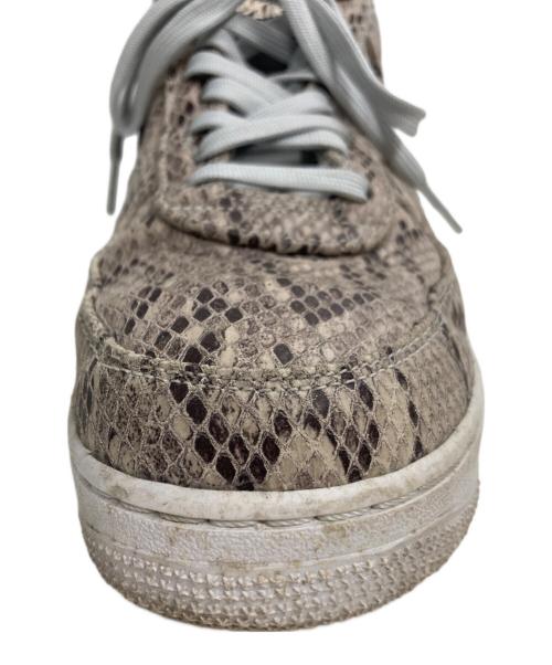 NIKE（ナイキ）NIKE (ナイキ) Air Force1 Low07 Snakeskin ベージュ サイズ:27.5の古着・服飾アイテム