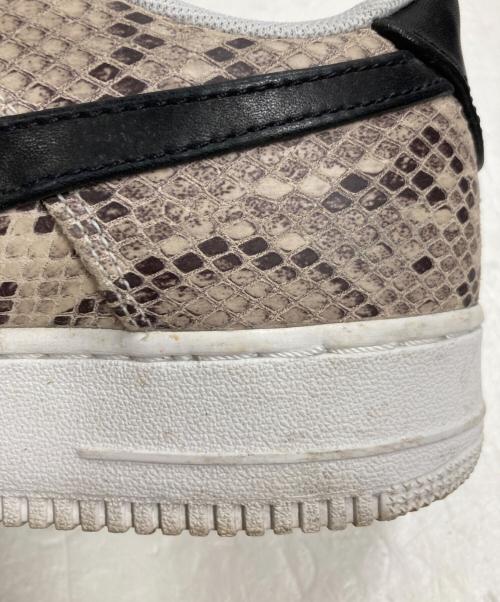 NIKE（ナイキ）NIKE (ナイキ) Air Force1 Low07 Snakeskin ベージュ サイズ:27.5の古着・服飾アイテム