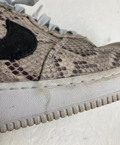 NIKE（ナイキ）NIKE (ナイキ) Air Force1 Low07 Snakeskin ベージュ サイズ:27.5の古着・服飾アイテム